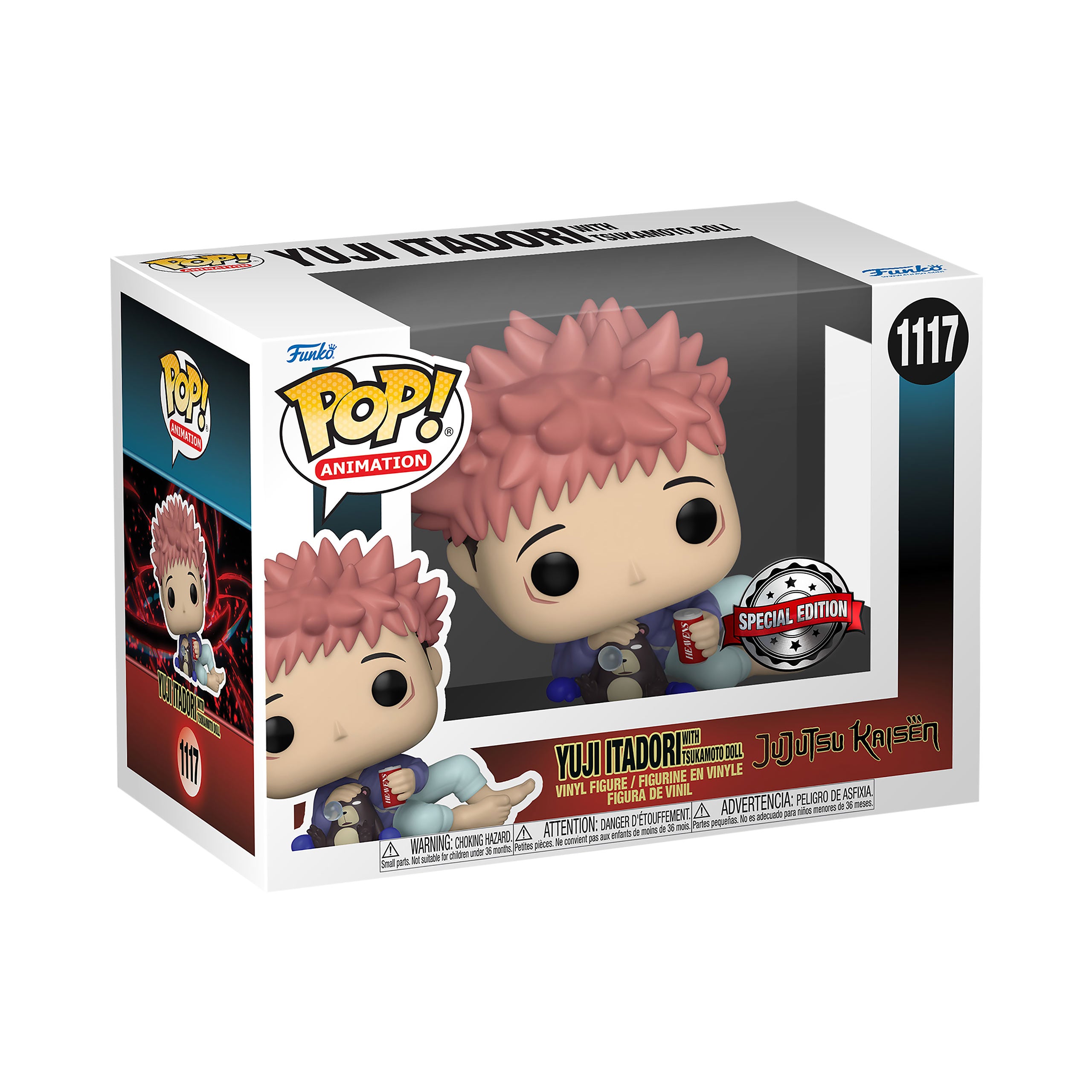 Productafbeelding Jujutsu Kaisen - Itadori met Tsukamoto Funko Pop Figuur