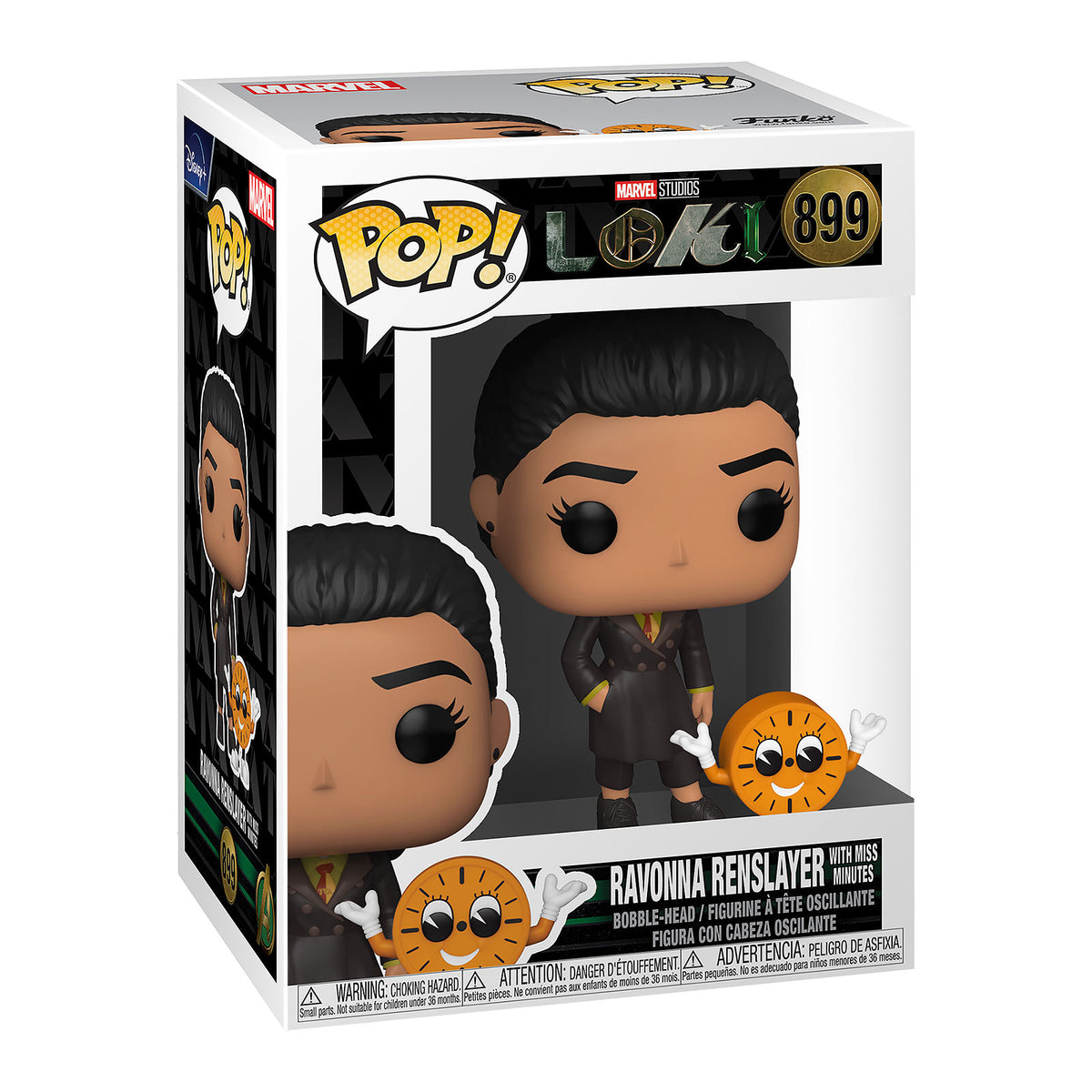 Productafbeelding Loki - Ravonna Renslayer met Miss Minutes Funko Pop Figuur