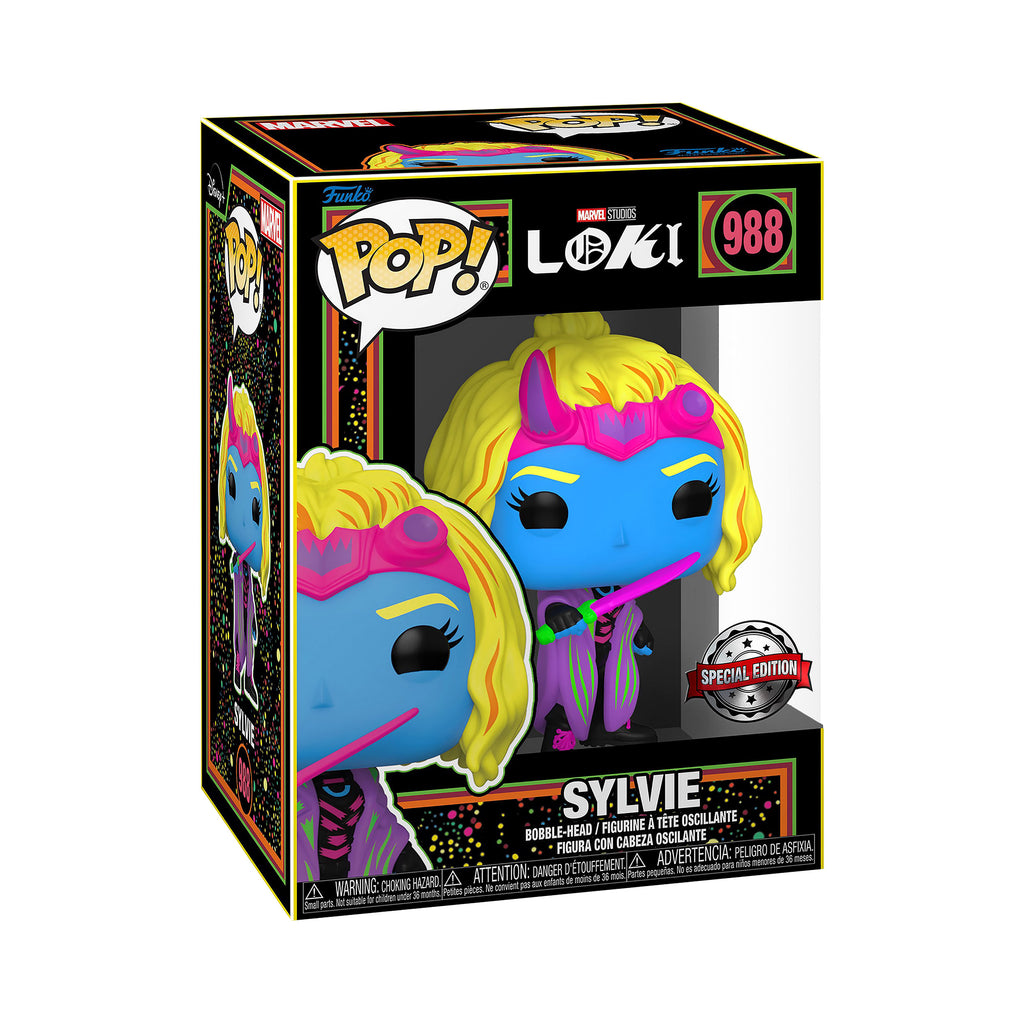 Productafbeelding Loki - Sylvie Blacklight Funko Pop Bobblehead Figuur