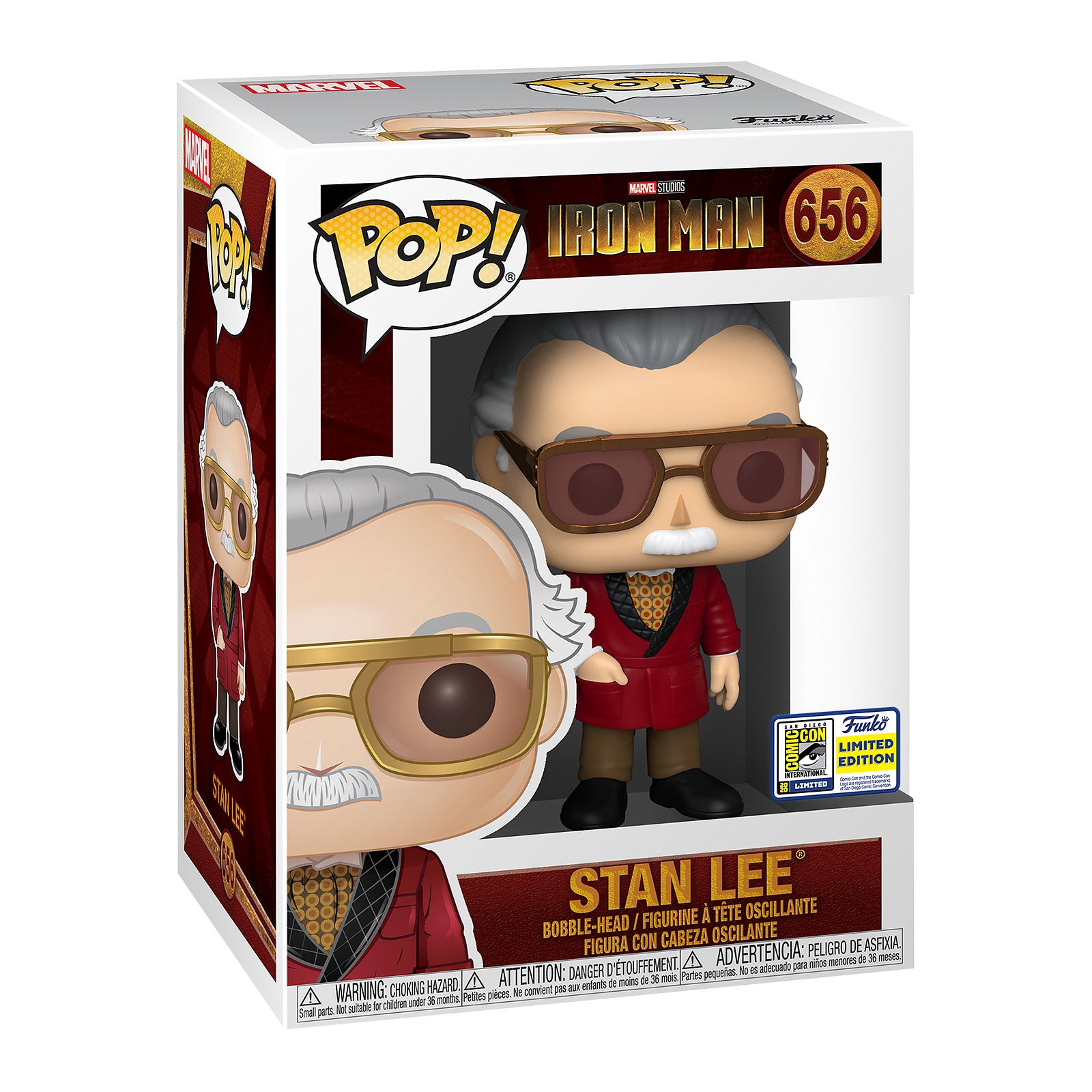 Productafbeelding Iron Man - Stan Lee Funko Pop Bobblehead Figuur