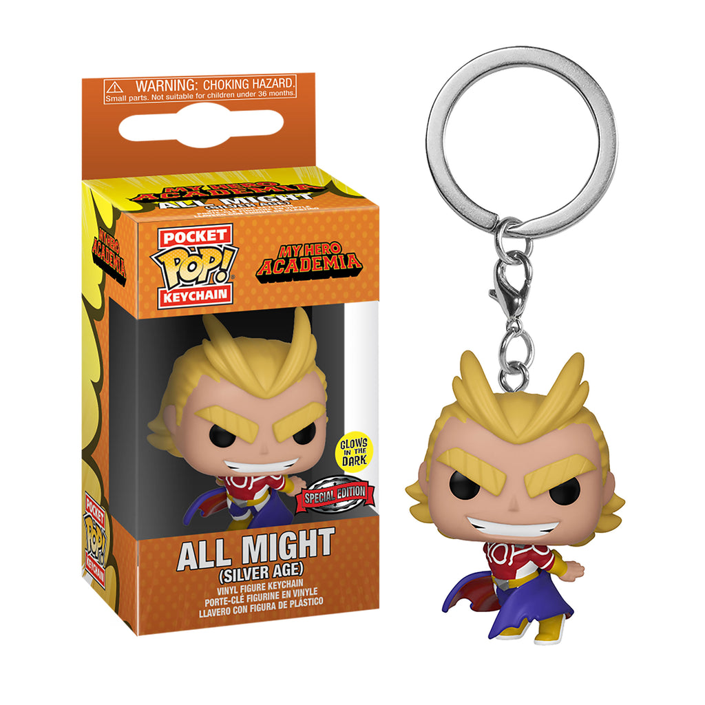 Productafbeelding My Hero Academia - All Might Silver Age Funko Pop Sleutelhanger