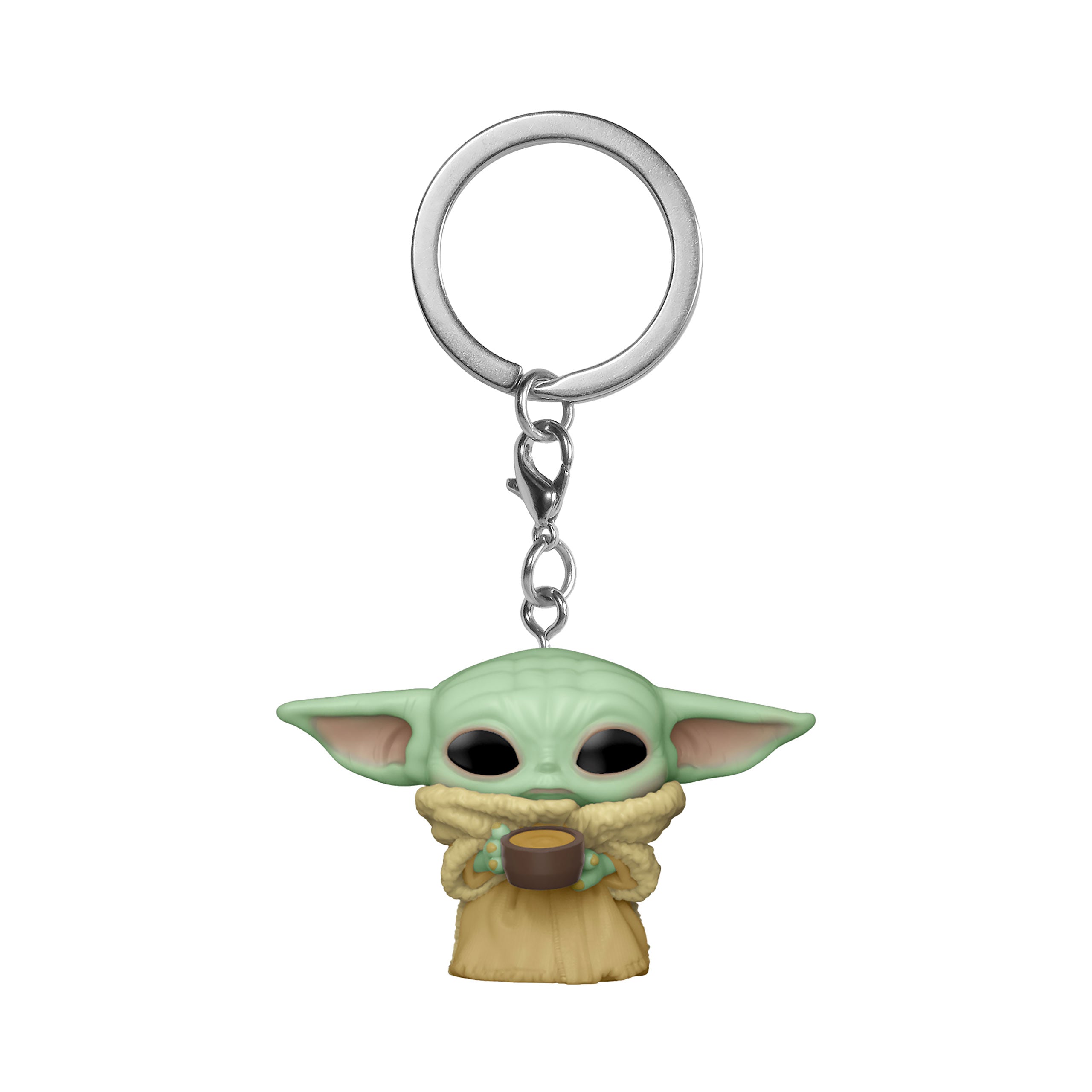 Productafbeelding Grogu met beker Funko Pop Sleutelhanger - Star Wars The Mandalorian