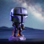Productafbeelding Mando Glow in the Dark Funko Pop Bobblehead Figuur - Star Wars The Mandalorian