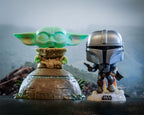 Productafbeelding Mando Glow in the Dark Funko Pop Bobblehead Figuur - Star Wars The Mandalorian