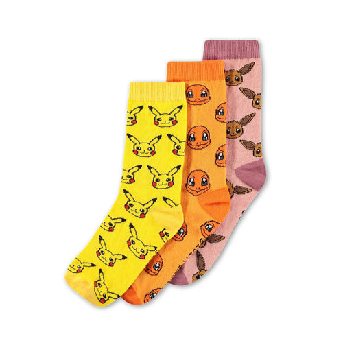 Productafbeelding Pokemon - Crew Sokken 3-pack