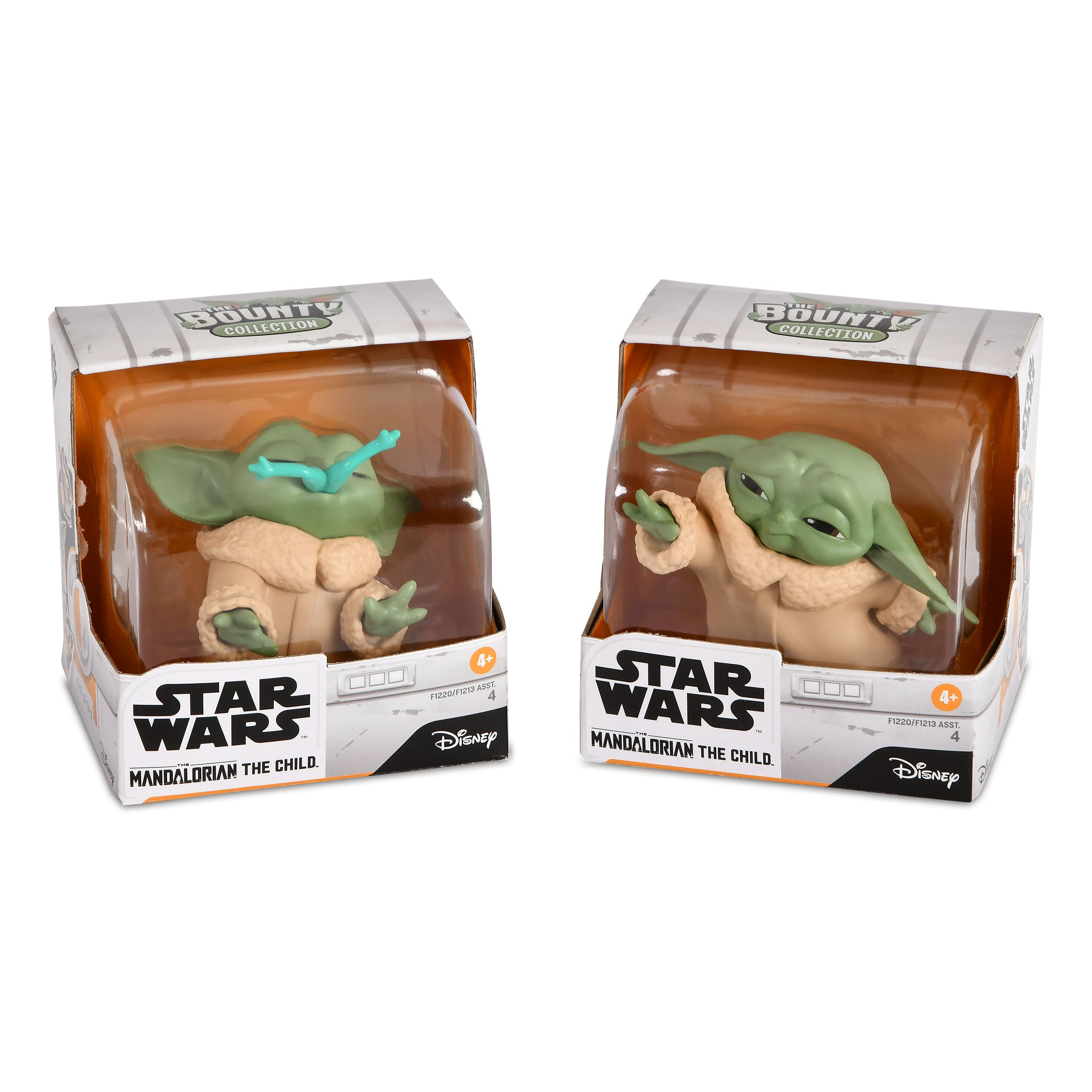 Productafbeelding The Child met Kikker en Kracht Pose Mini Figuur Set - Star Wars The Mandalorian