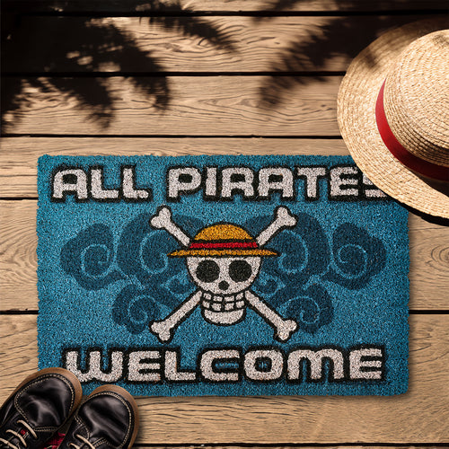 Productafbeelding One Piece - All Pirates Welcome Deurmat