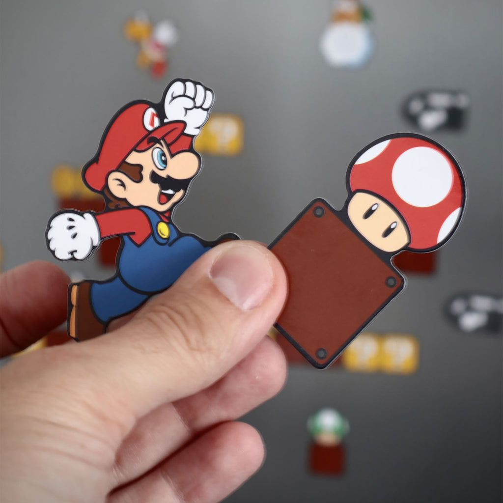 Productafbeelding Super Mario - Mushroom Kingdom Magneetset