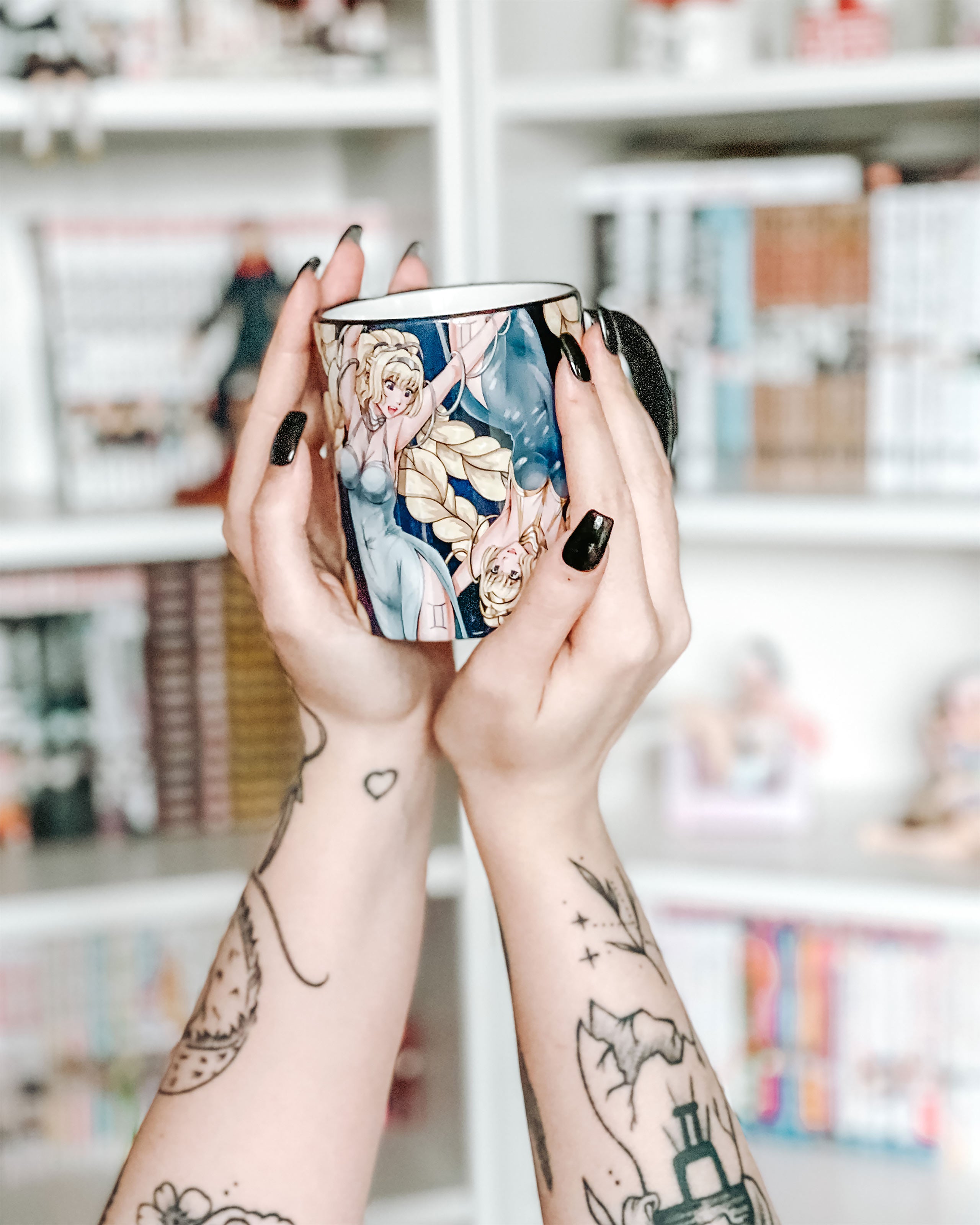 Productafbeelding Tweelingen Mok voor Manga Fans - Zodiac Collectie