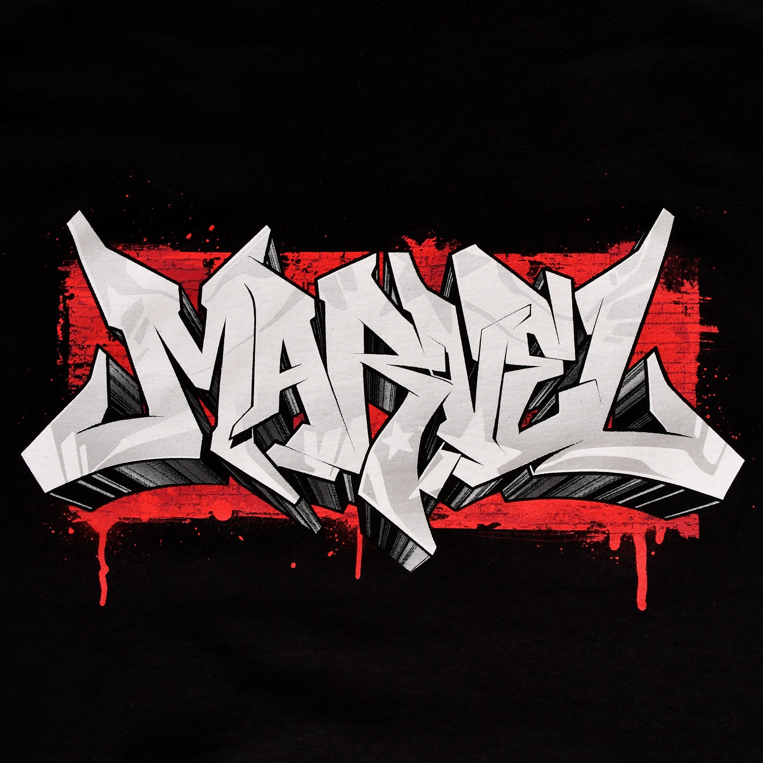 Product image Marvel - Logo Graffiti T-Shirt Black