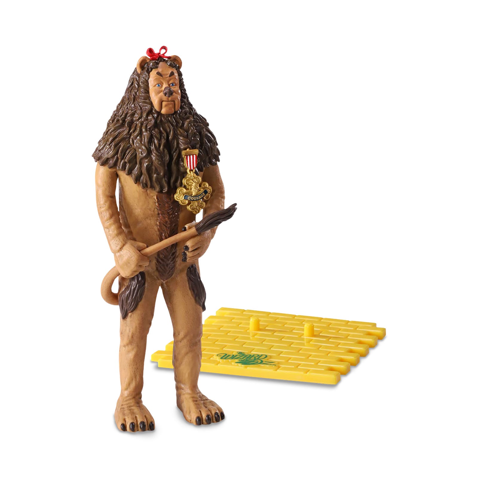 Productafbeelding De Tovenaar van Oz - De laffe leeuw Bendyfigs figuur 17,5 cm