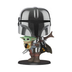 Productafbeelding Mandalorian Chrome Funko Pop Wobblehead Figuur 26 cm - Star Wars