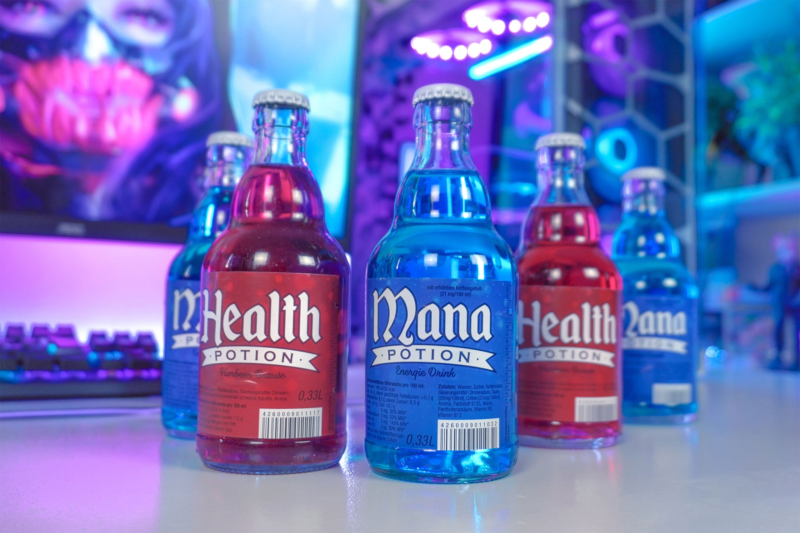 Productafbeelding Mana Potion Fles Energie Drank - 6 Pack