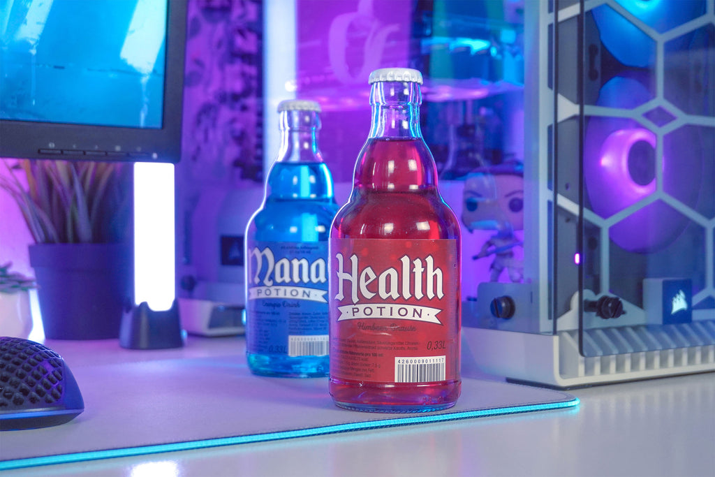 Productafbeelding Health Potion Fles Framboos Effervescent - Pakje van 6