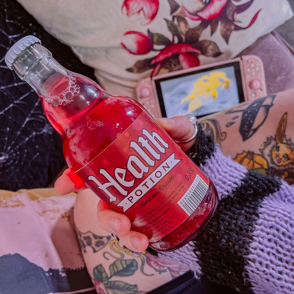 Productafbeelding Health Potion Fles Framboos Effervescent - Pakje van 6