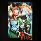 Productafbeelding Rising of the Shield Hero - Crew T-Shirt Zwart