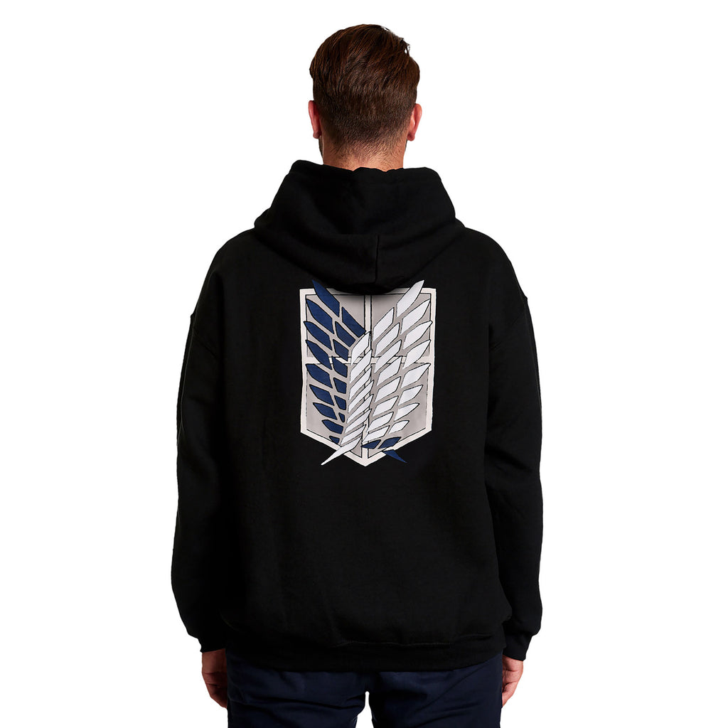 Productafbeelding Attack on Titan - Survey Corps Hoodie Zwart