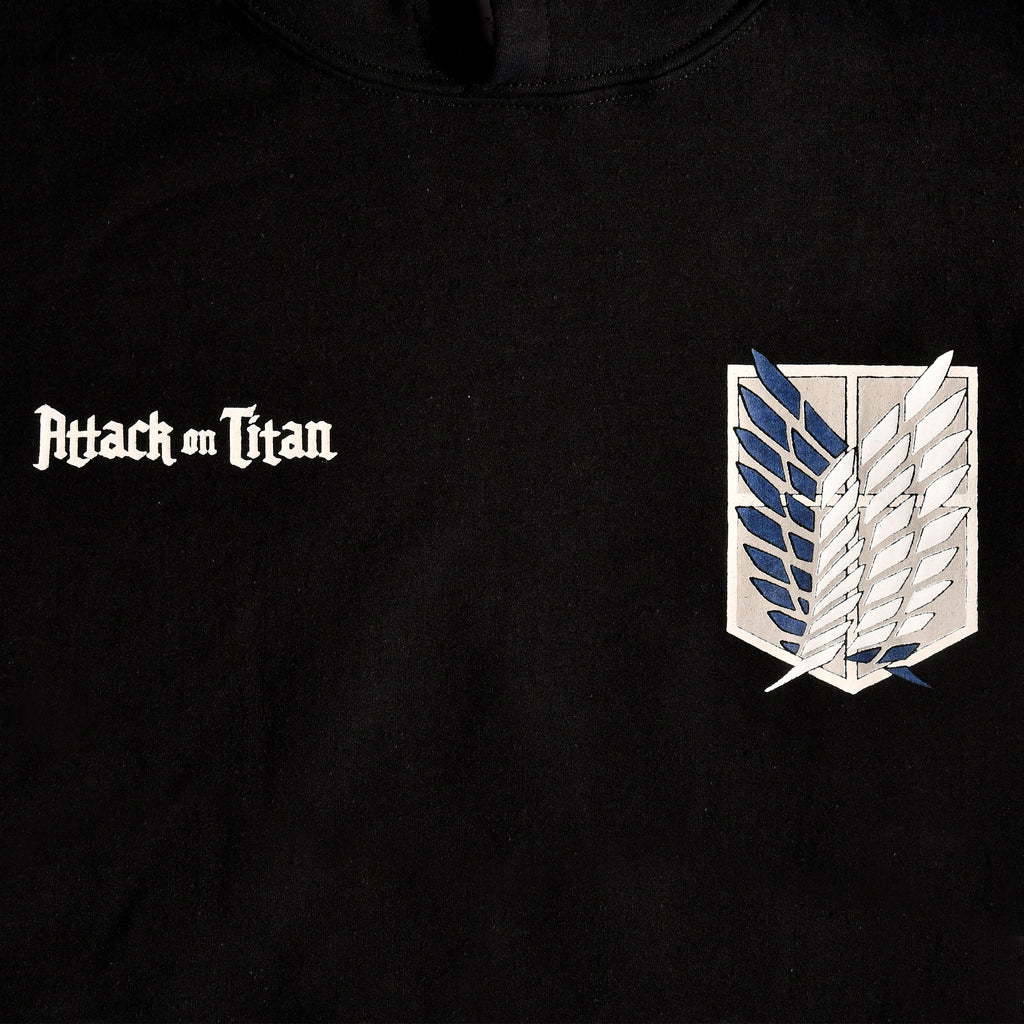 Productafbeelding Attack on Titan - Survey Corps Hoodie Zwart