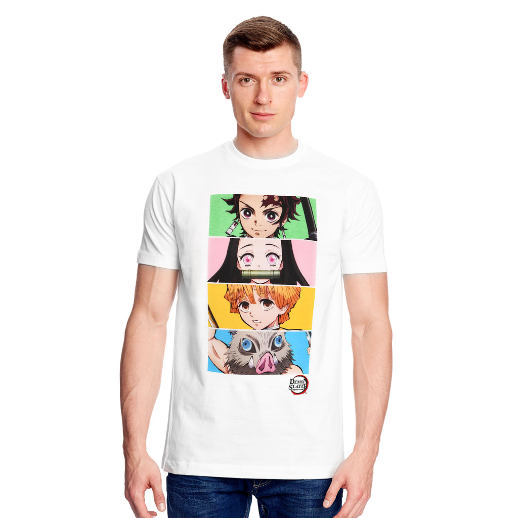 Productafbeelding Demon Slayer - Crew T-shirt wit