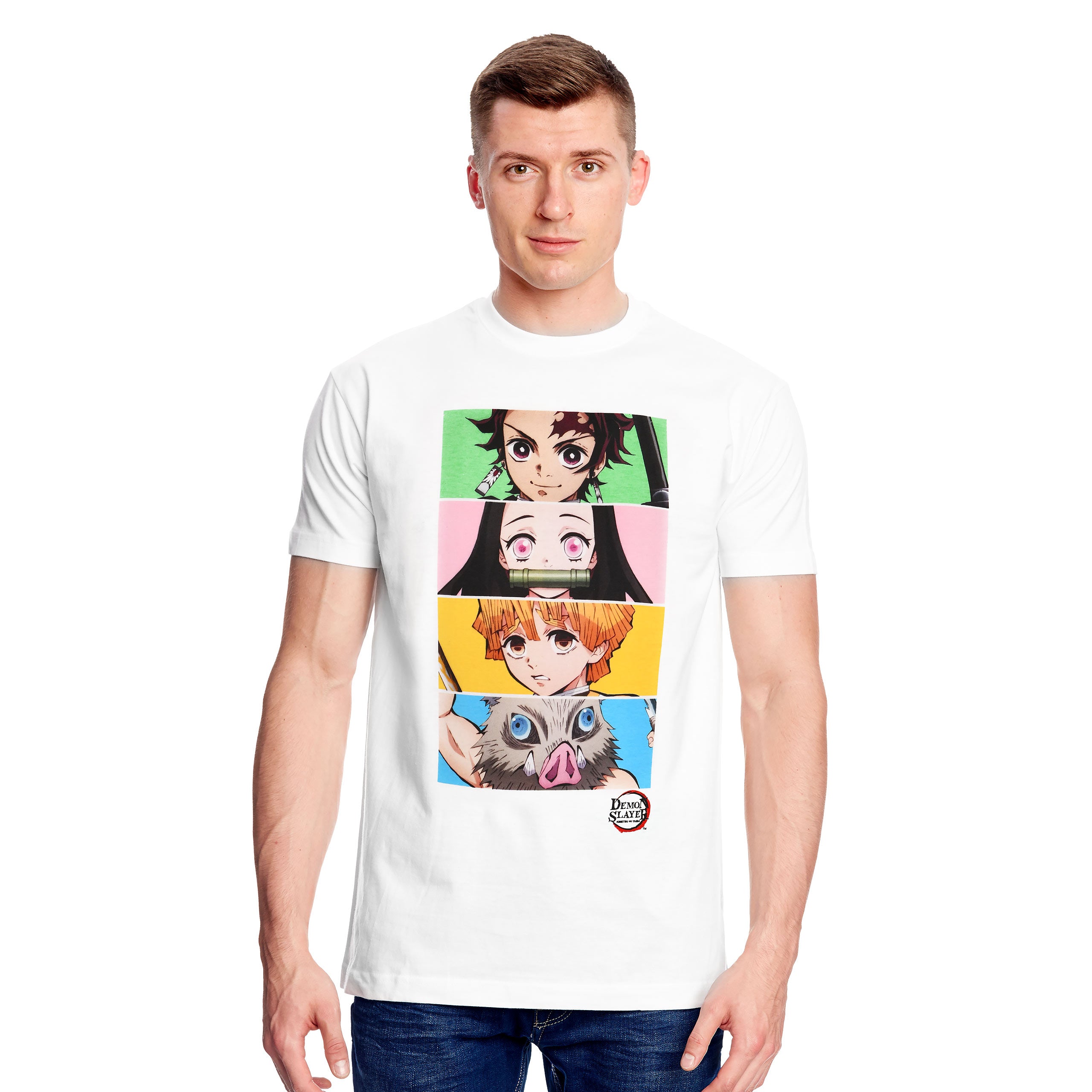 Productafbeelding Demon Slayer - Crew T-shirt wit