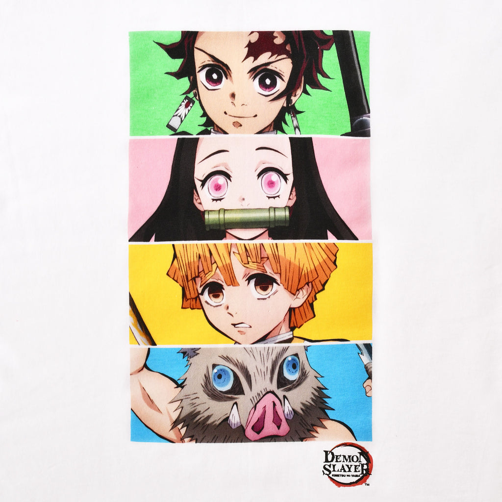 Productafbeelding Demon Slayer - Crew T-shirt wit