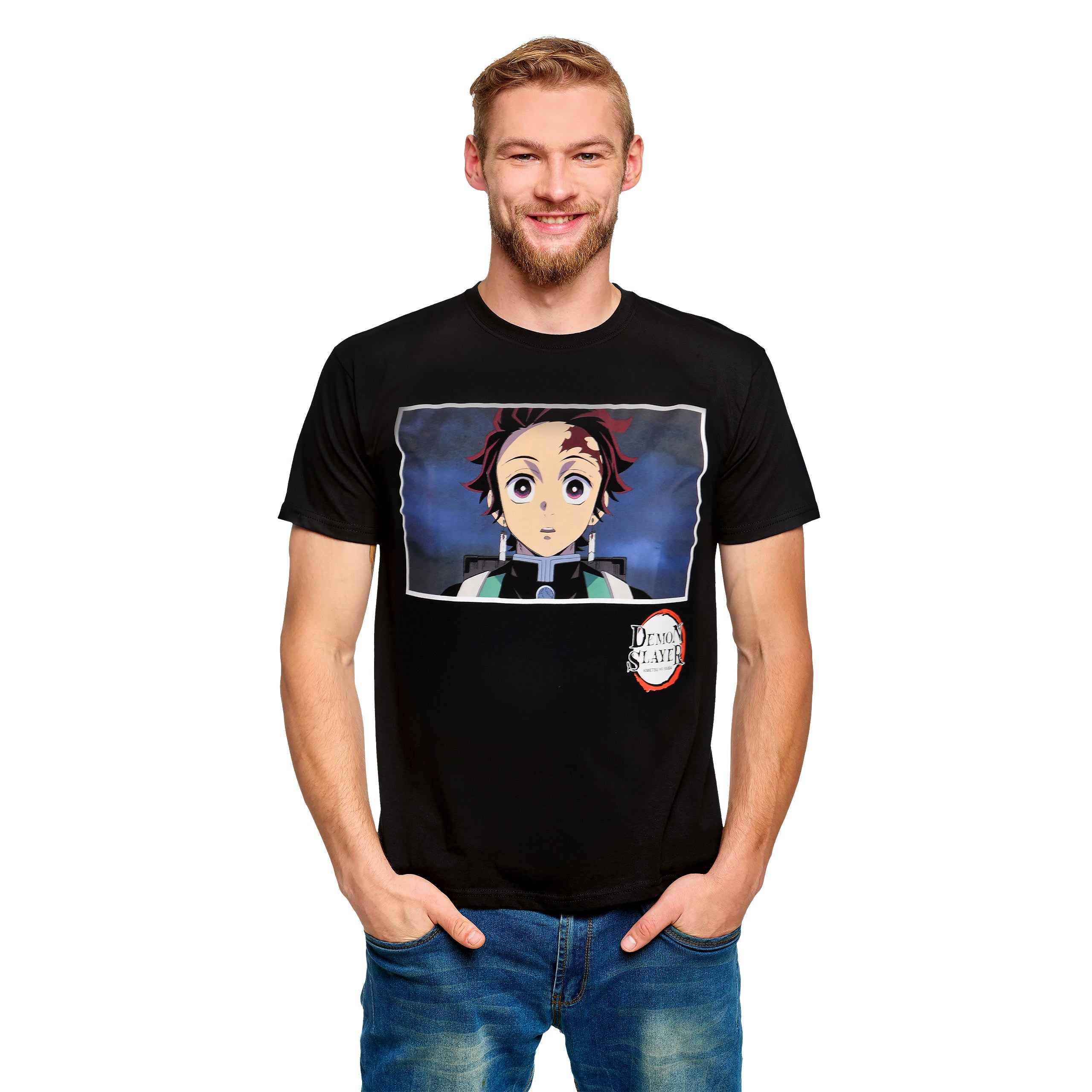 Productafbeelding Demon Slayer - Tanjiro T-Shirt zwart