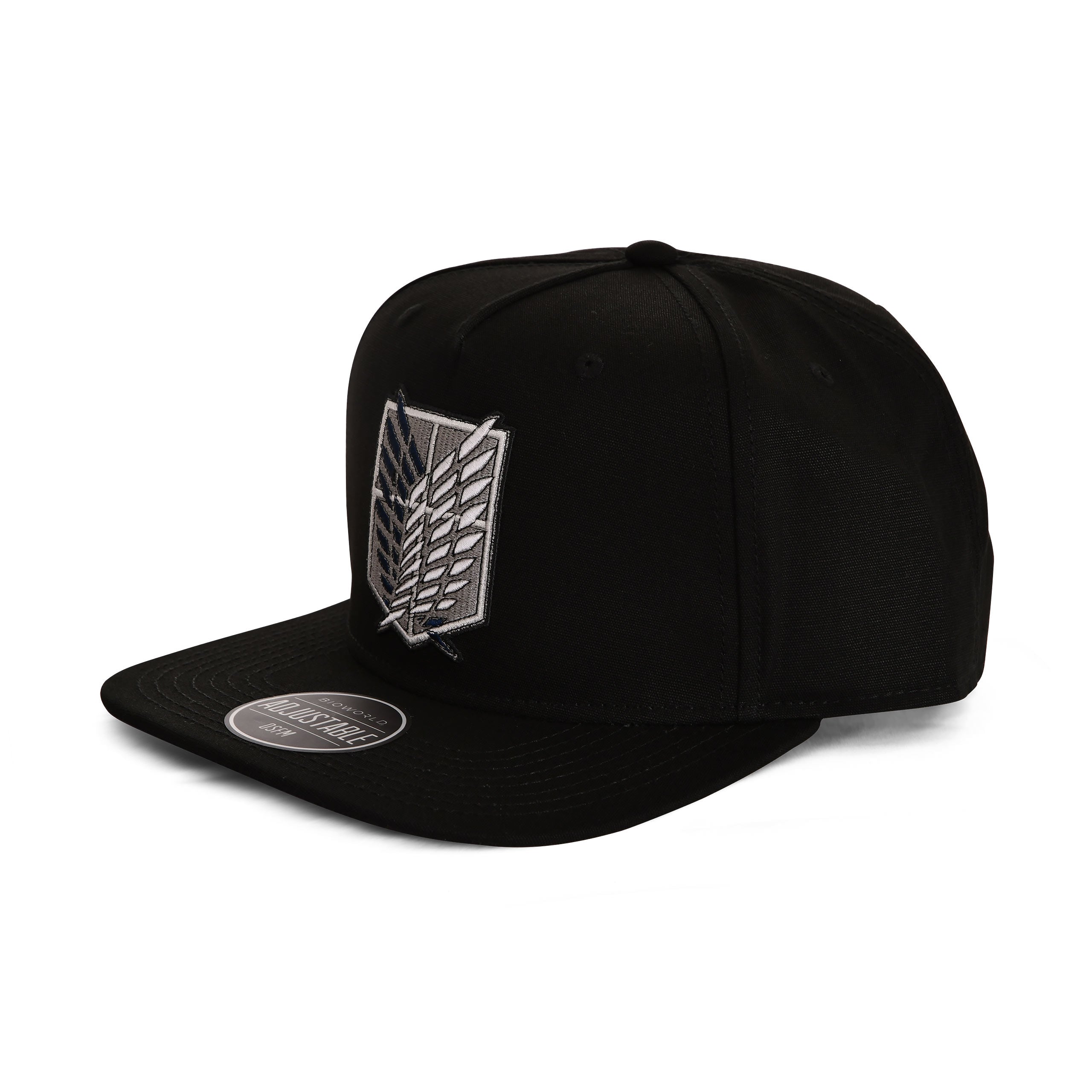 Productafbeelding Attack on Titan - Survey Corps Snapback Cap Zwart