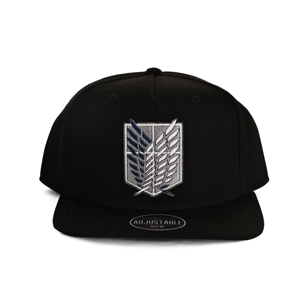Productafbeelding Attack on Titan - Survey Corps Snapback Cap Zwart