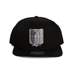 Productafbeelding Attack on Titan - Survey Corps Snapback Cap Zwart