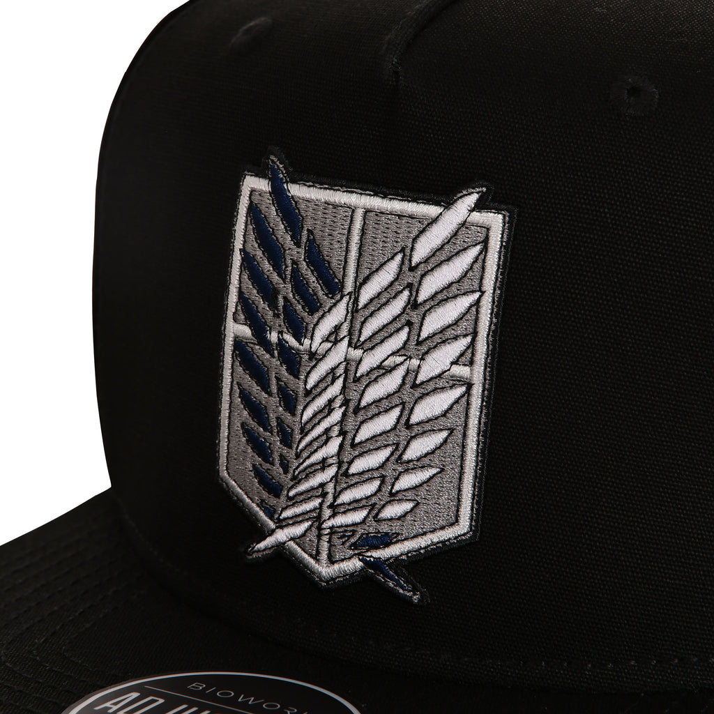 Productafbeelding Attack on Titan - Survey Corps Snapback Cap Zwart