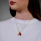 Productafbeelding Harry Potter - Zwerkbal Ketting met Griffoendor Embleem