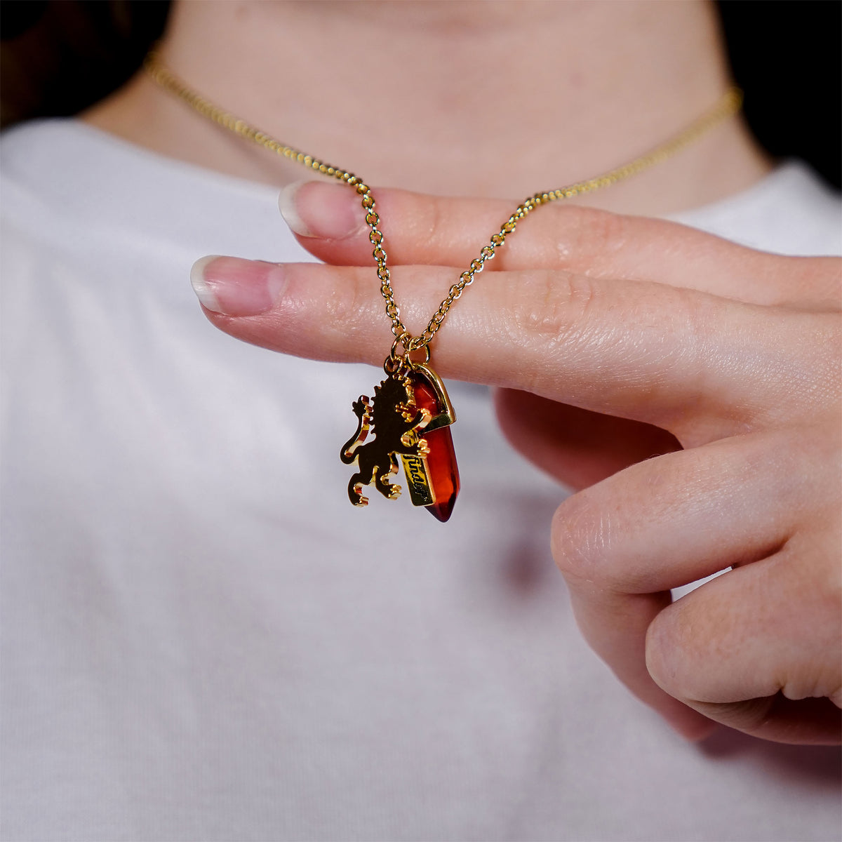 Productafbeelding Harry Potter - Zwerkbal Ketting met Griffoendor Embleem