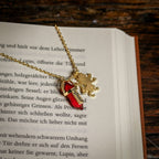 Productafbeelding Harry Potter - Zwerkbal Ketting met Griffoendor Embleem