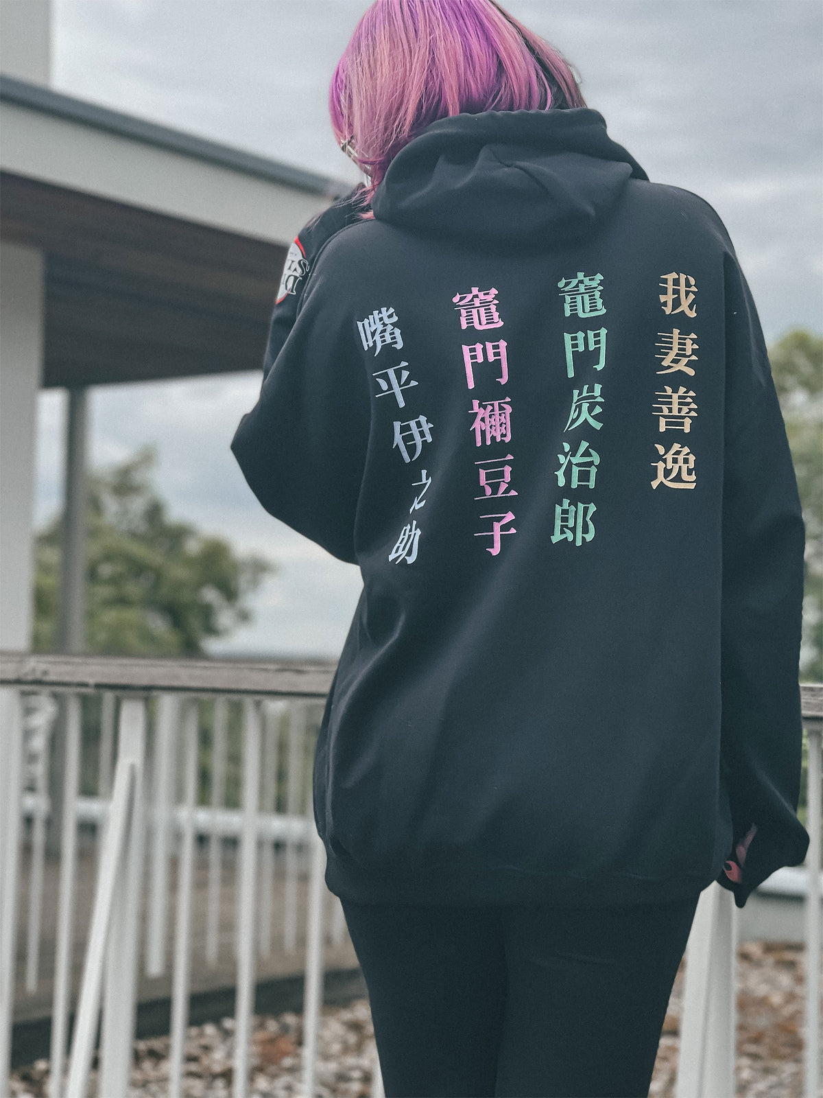 Productafbeelding Demon Slayer - Crew Hoodie Zwart