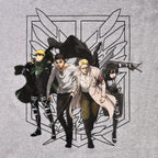 Productafbeelding Attack on Titan - Groep T-Shirt grijs