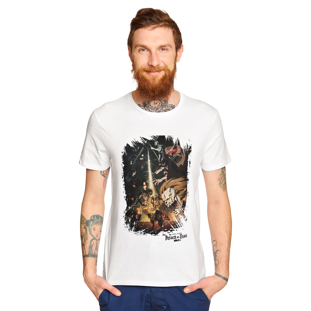 Productafbeelding Attack on Titan - Seizoen 4 T-shirt wit