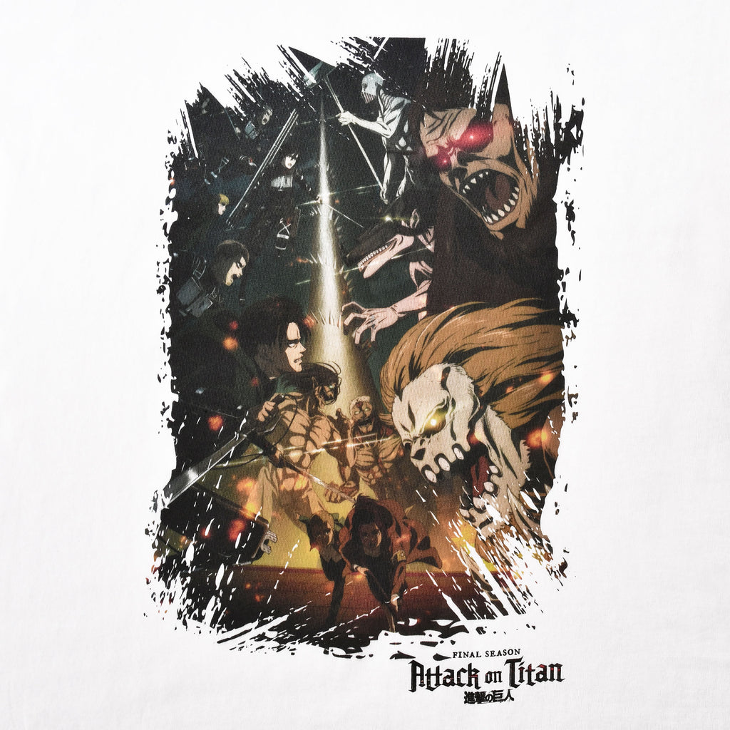 Productafbeelding Attack on Titan - Seizoen 4 T-shirt wit