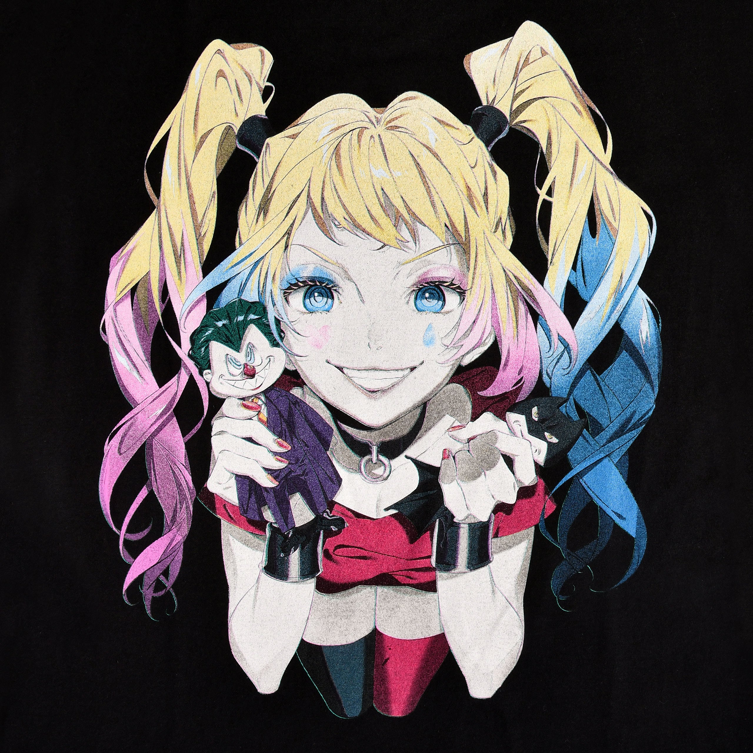 Productafbeelding Harley Quinn - Puppets T-shirt zwart