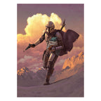 Productafbeelding Mando met Grogu Fotobehang - Star Wars The Mandalorian