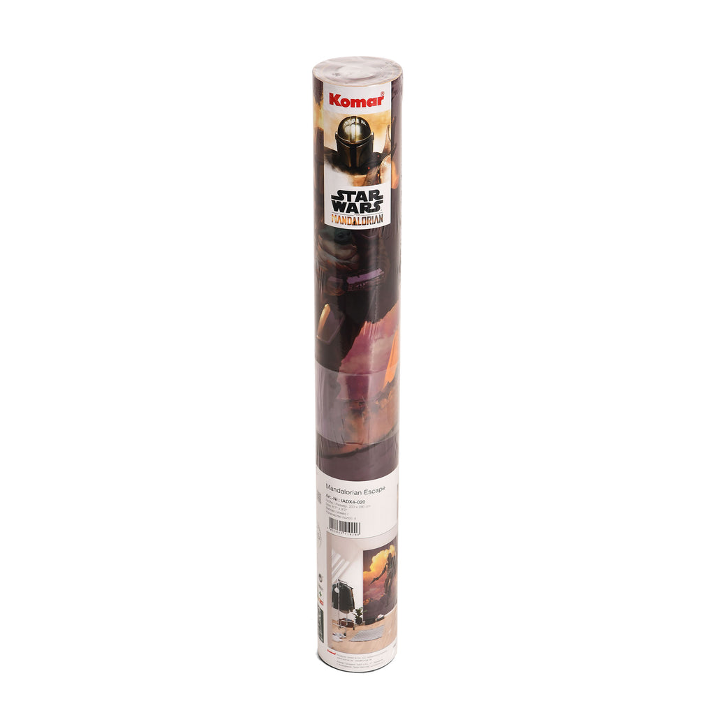 Productafbeelding Mando met Grogu Fotobehang - Star Wars The Mandalorian