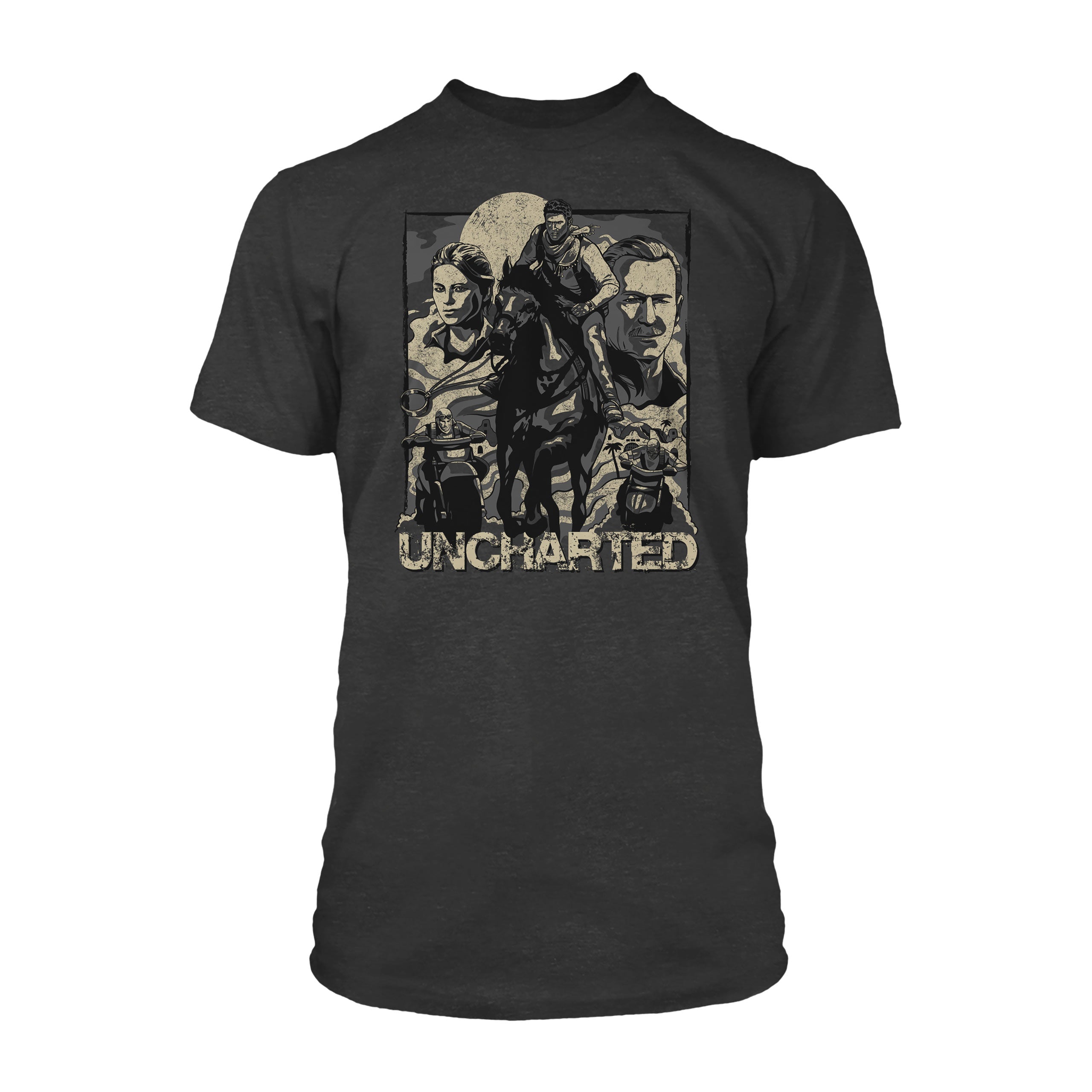Productafbeelding Uncharted - Cover Page T-Shirt grijs
