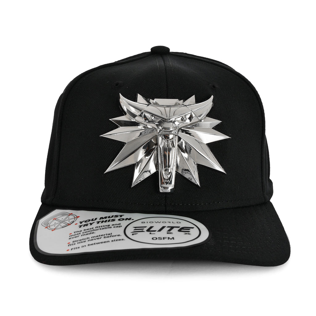 Productafbeelding Witcher - Wolf Medaillon Baseball Cap zwart