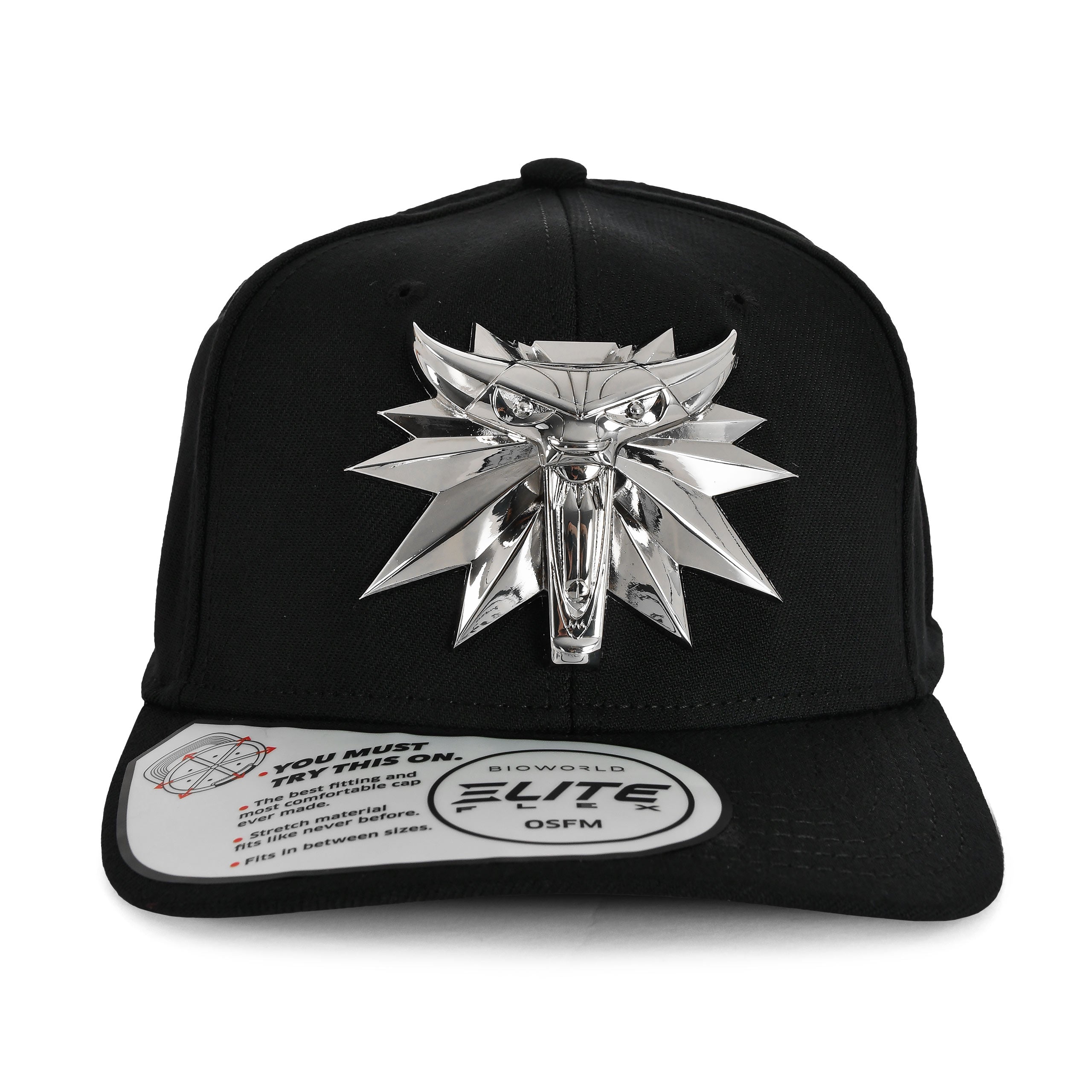 Productafbeelding Witcher - Wolf Medaillon Baseball Cap zwart