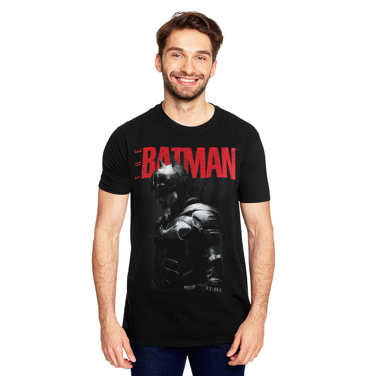 Productafbeelding The Batman - Standing In The Rain T-Shirt Zwart