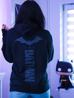 Productafbeelding The Batman Logo Hoodie Zwart