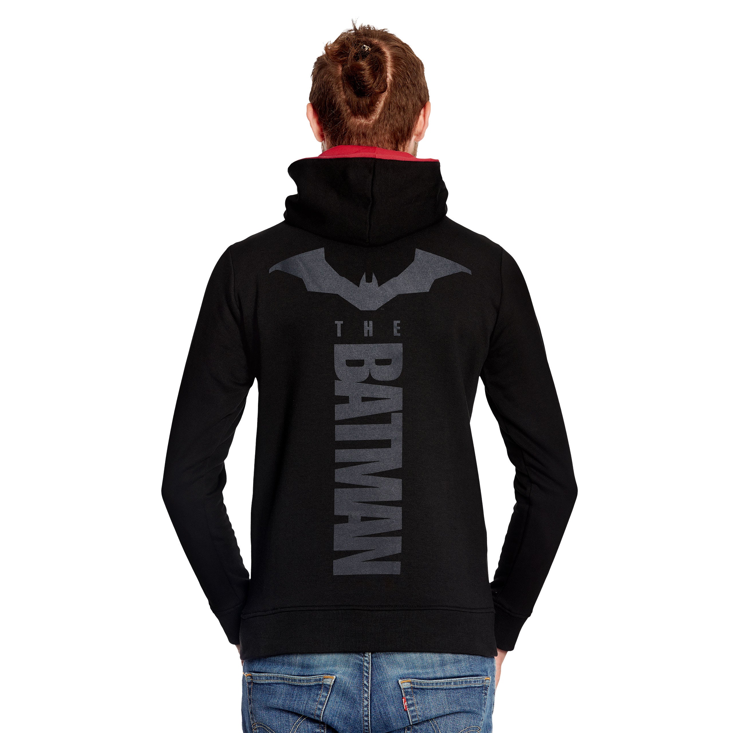 Productafbeelding De Batman Logo Hoodie zwart-rood