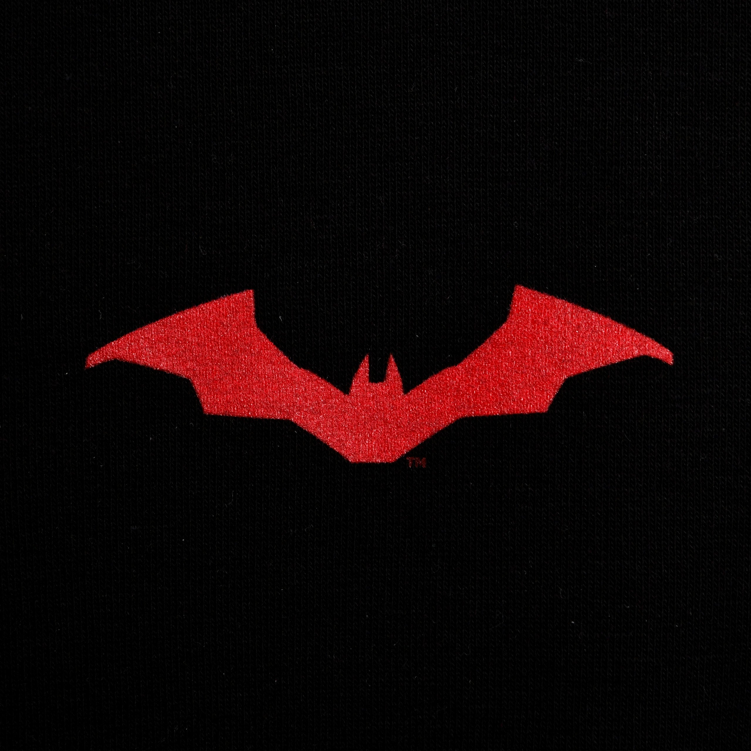 Productafbeelding De Batman Logo Hoodie zwart-rood