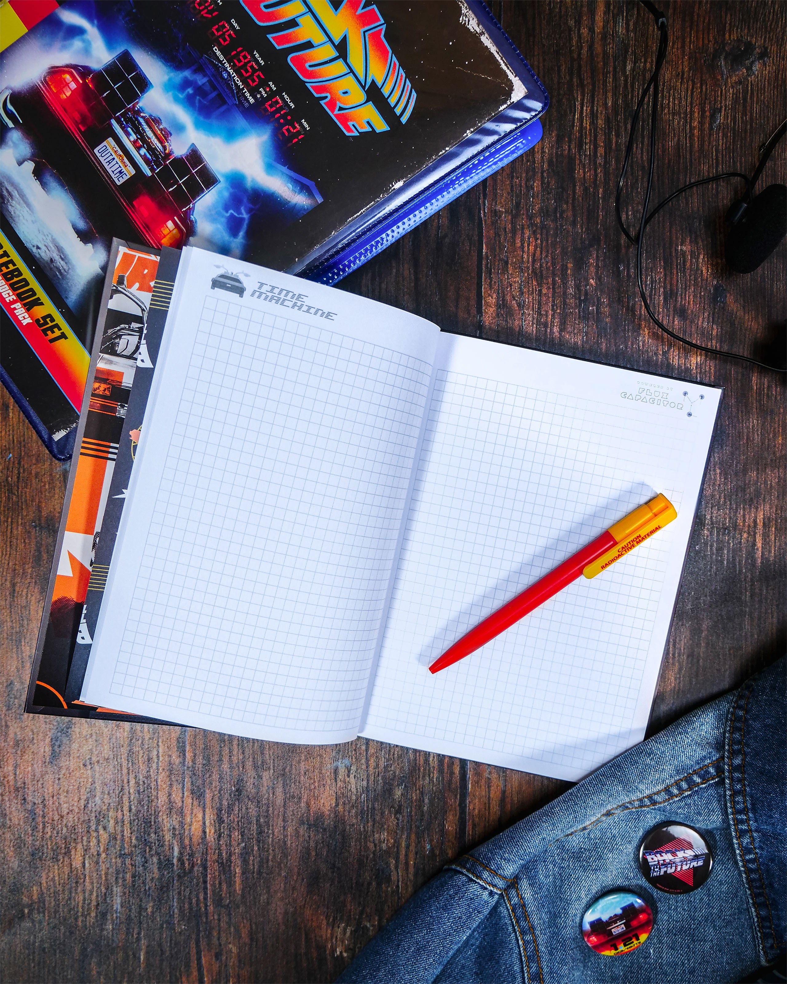 Productafbeelding Terug naar de Toekomst - VHS Cassette Schrijfset 6-delig