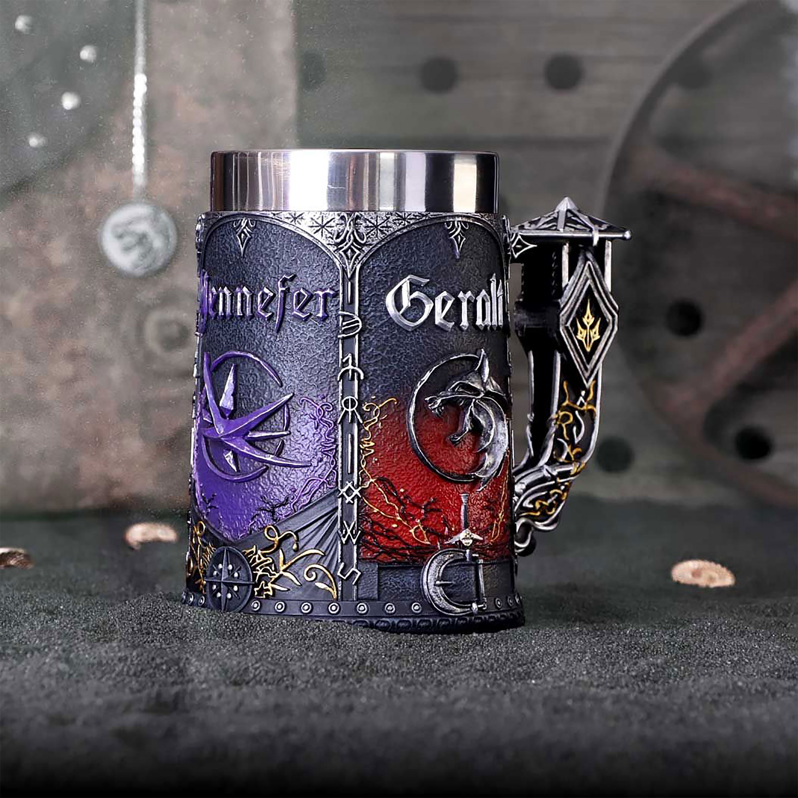 Productafbeelding Witcher - Geralt Ciri Yennefer Deluxe Mok
