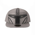 Productafbeelding Star Wars - Mandalorian Helm Snapback Cap grijs
